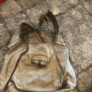 222 Fifth Silver Hobo Bag with Slouchy Design